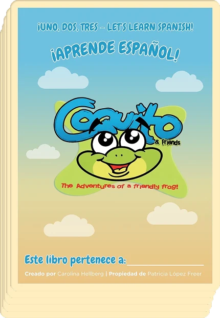 Cover of the Coquito & Friends Aprende Espa?ol workbook.