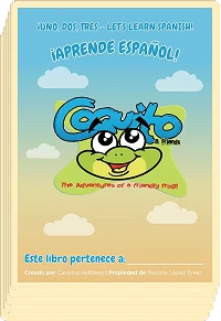 Cover of the Coquito & Friends Aprende Espa?ol workbook.