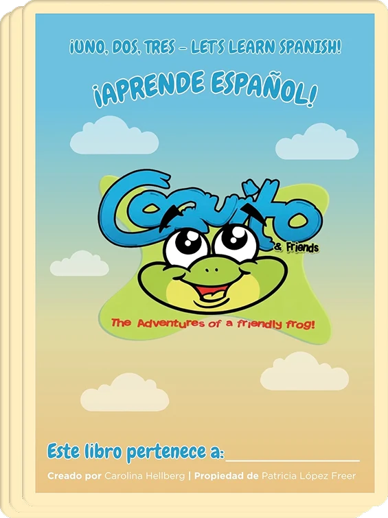 Cover of the Coquito & Friends Aprende Espa?ol workbook.